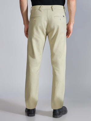Orren - Slim Fit Cotton Pant - Dusty Yellow - Espanshe