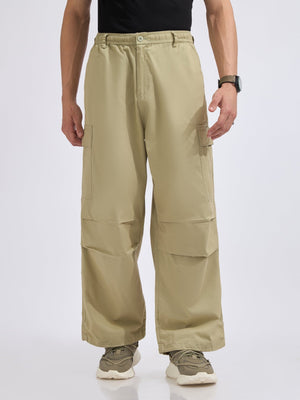 Yolka - Parachute Cargo Pants - Pista - Espanshe