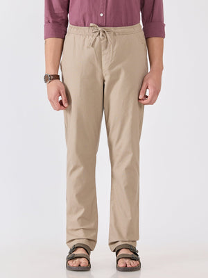 Grantham - Relaxed Fit Joggers - Beige - Espanshe