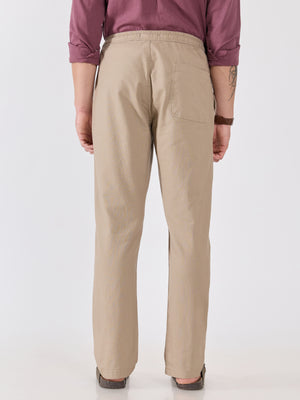 Men's Relaxed Fit Joggers - beige