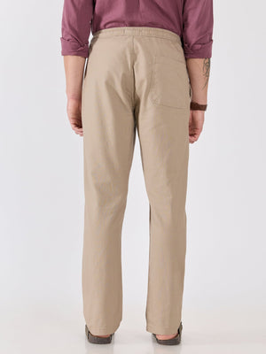 Grantham - Relaxed Fit Joggers - Beige - Espanshe