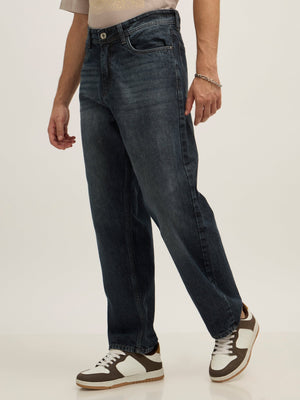Wallace - Relaxed Fit Jeans - Blue Shade - Espanshe
