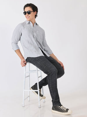Santo - Skinny Fit Jeans - Black Shade - Espanshe