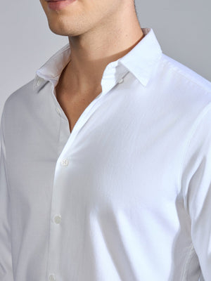 Nerato - Turkish Fit Cavalry Shirt - White - Espanshe