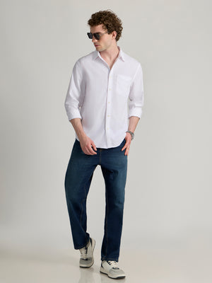 Men's Relaxed Corduroy Shirt - White