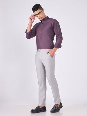 Orville - Tencel Plain Shirt - Burgundy - Espanshe