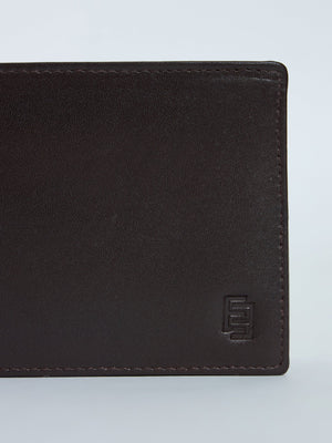 Arctic-5 - Vertical Leather ID Wallet - Brown - Espanshe