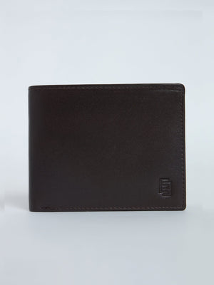 Arctic-5 - Vertical Leather ID Wallet - Brown - Espanshe