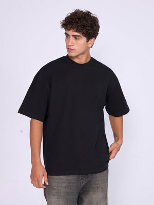 Stirling - Loose Fit T-Shirt - Black - Espanshe