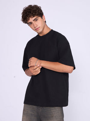 Stirling - Loose Fit T-Shirt - Black - Espanshe