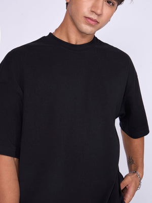 Stirling - Loose Fit T-Shirt - Black - Espanshe