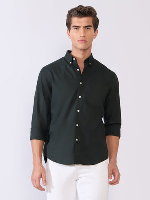 Flux - Relaxed Fit Oxford Shirt - Dark Knight - Espanshe