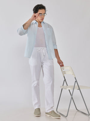 Grantham - Relaxed Fit Joggers - White - Espanshe