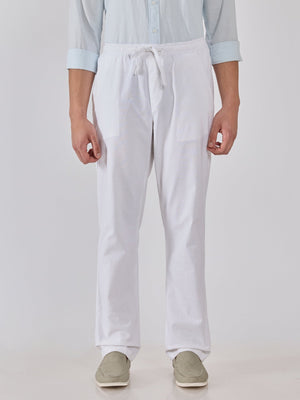 Grantham - Relaxed Fit Joggers - White - Espanshe