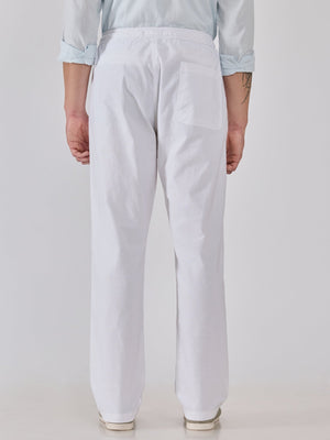 Grantham - Relaxed Fit Joggers - White - Espanshe