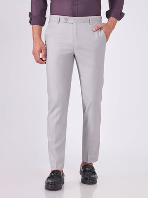 Itron - Skinny Fit Formal Pant - Light Grey - Espanshe