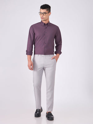 Itron - Skinny Fit Formal Pant - Light Grey - Espanshe
