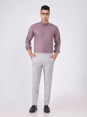 Orville - Tencel Plain Shirt - Dusty Lavender - Espanshe
