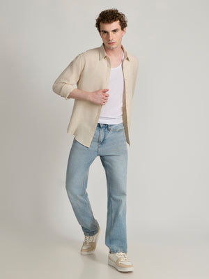 men wearing white Striped Shirt