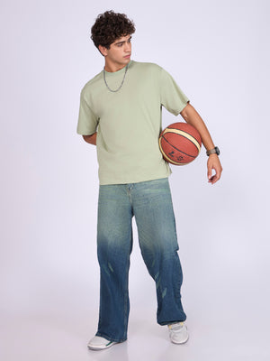 Men's Loose Fit T-Shirt in Pista