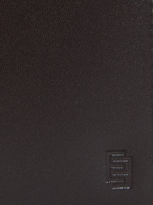 Men's Bi-Fold Leather Hand Wallet - Dark Brown