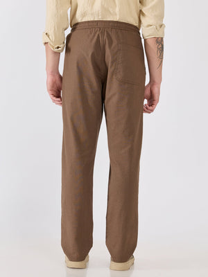 Grantham - Relaxed Fit Joggers - Dark Brown - Espanshe