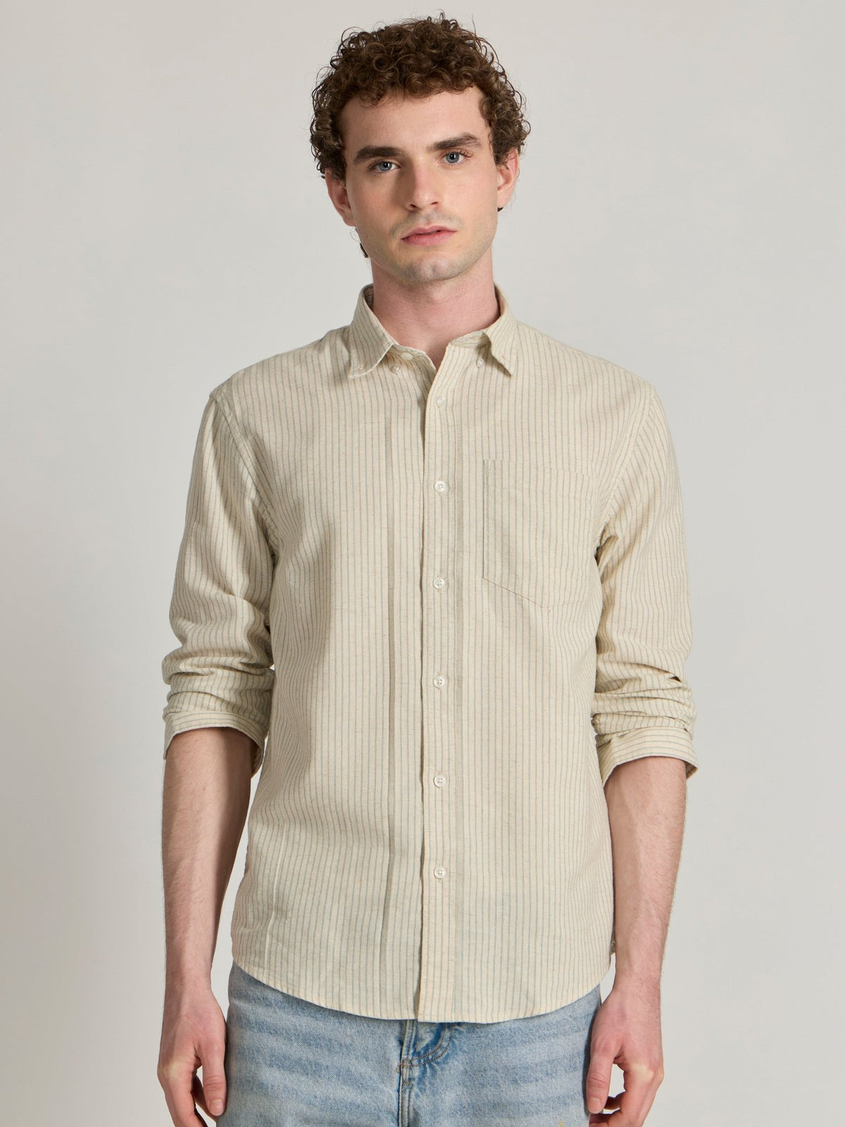 Graham - Striped Shirt - Green - Espanshe