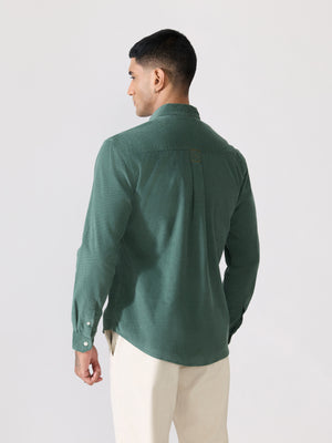 Kokamo - Relaxed Corduroy Shirt - Forest Green - Espanshe