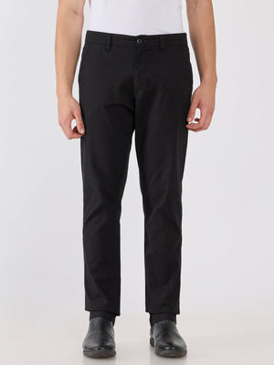 Eli - Slim Fit Pant - Black - Espanshe