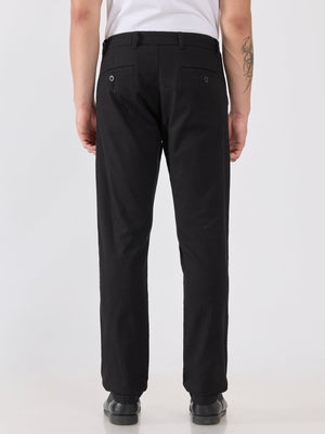 Eli - Slim Fit Pant - Black - Espanshe