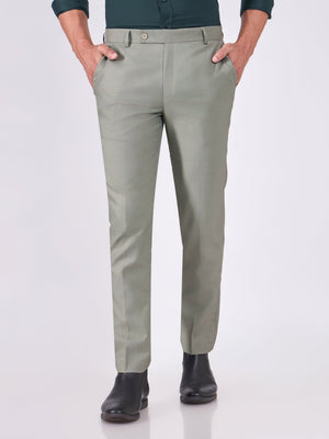 Itron - Skinny Fit Formal Pant - Light Green - Espanshe