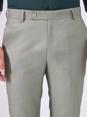 Itron - Skinny Fit Formal Pant - Light Green - Espanshe