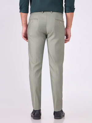 Itron - Skinny Fit Formal Pant - Light Green - Espanshe