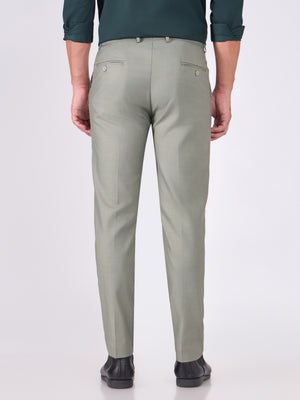 Men's Skinny Fit Formal Pant - light green