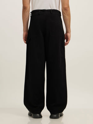 Bentley - Super Baggy Cargo Pant - Black - Espanshe