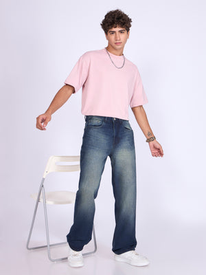 Men's Straight Fit Jeans in dark Blue