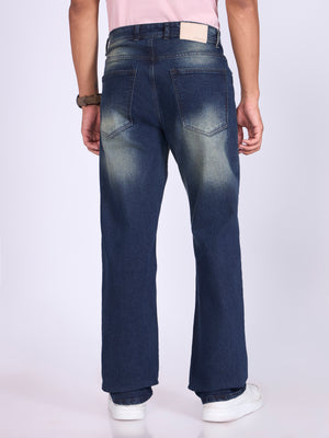Men's Straight Fit Jeans in dark Blue