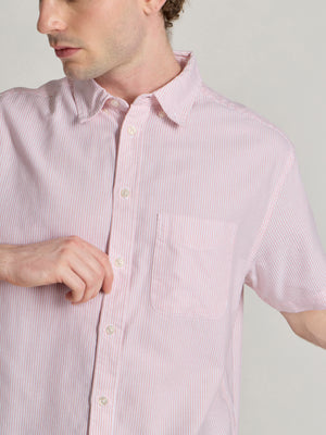 Men's Striped Shirt in light pink