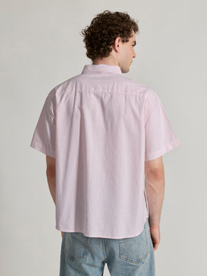 Men's Striped Shirt in light pink