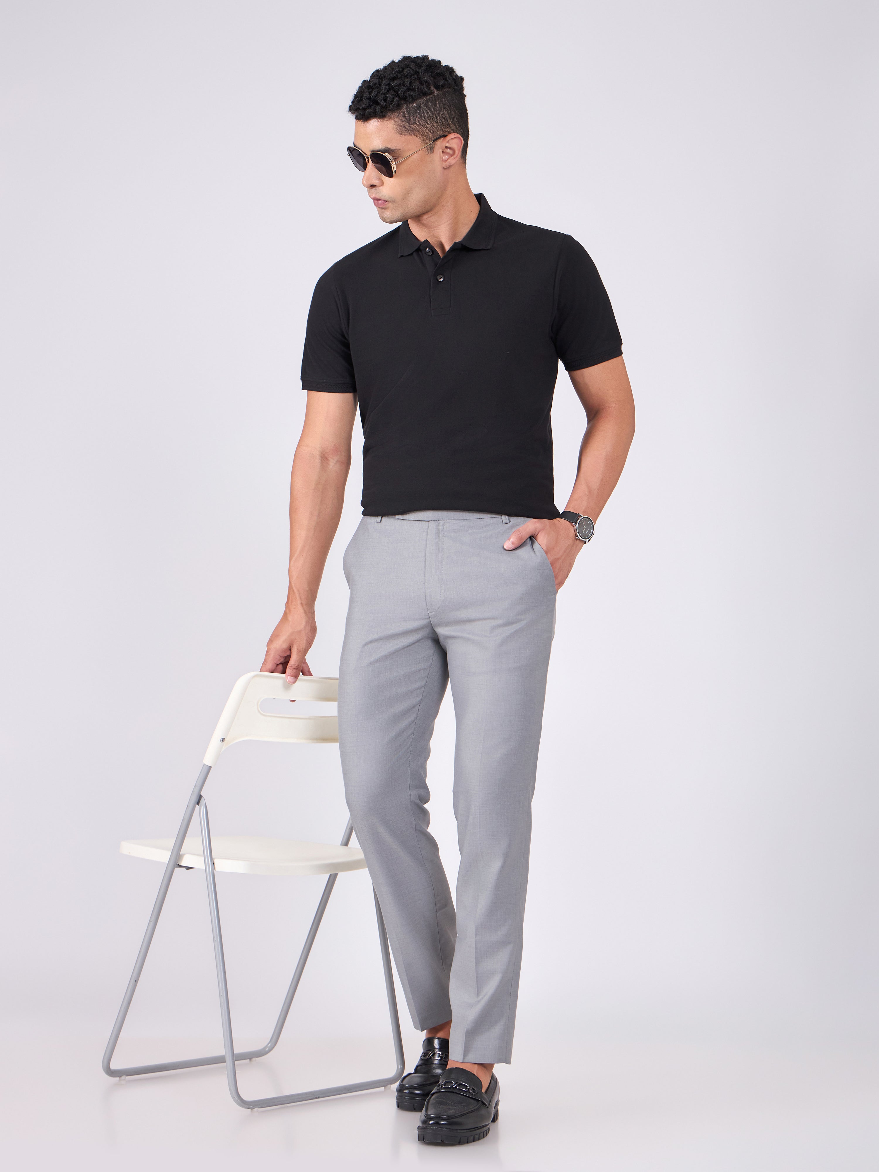 Men's Polo T-Shirt - black