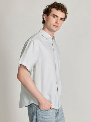 Oran - Striped Shirt - Light Green - Espanshe