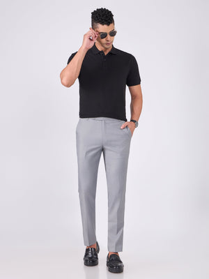 Itron - Skinny Fit Formal Pant - Grey - Espanshe