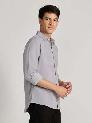 Men's Relaxed Corduroy Shirt - Light gray