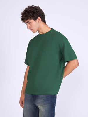 Stirling - Loose Fit T-Shirt - Emerald Green - Espanshe