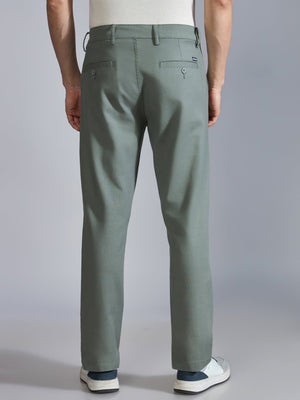Orren - Slim Fit Cotton Pant - Shale Green - Espanshe