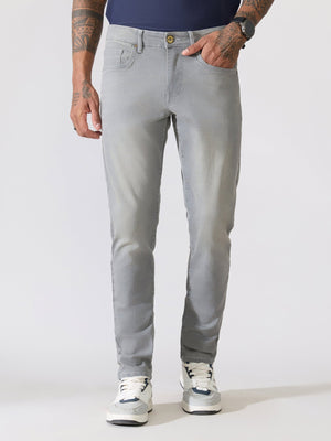 Rafin - Grey Skinny Fit Jeans - Espanshe