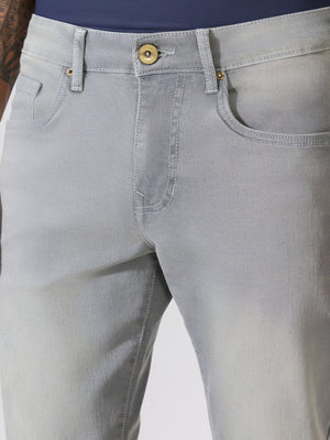 Rafin - Grey Skinny Fit Jeans - Espanshe