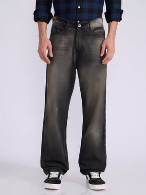 Travis - Relaxed Fit Jeans - Black Shade - Espanshe
