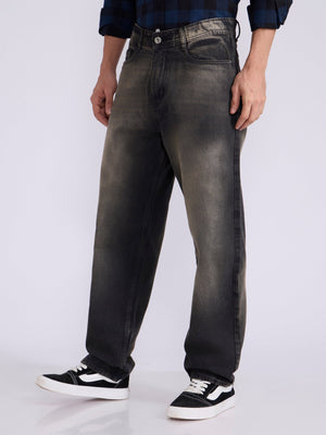 Travis - Relaxed Fit Jeans - Black Shade - Espanshe