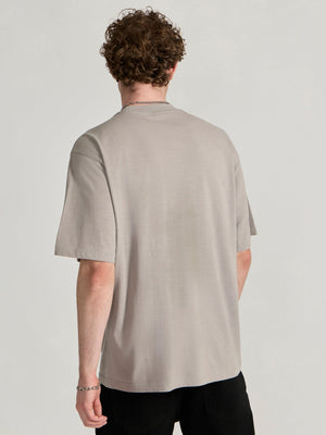 Lona - Designers Printed Baggy T-Shirt - Grey - Espanshe